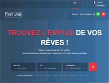 Tablet Screenshot of fast-job.com